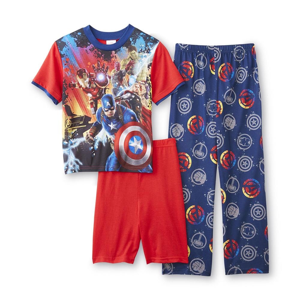 Marvel Avengers: Age Of Ultron Boy's Pajama Shirt, Shorts & Pants