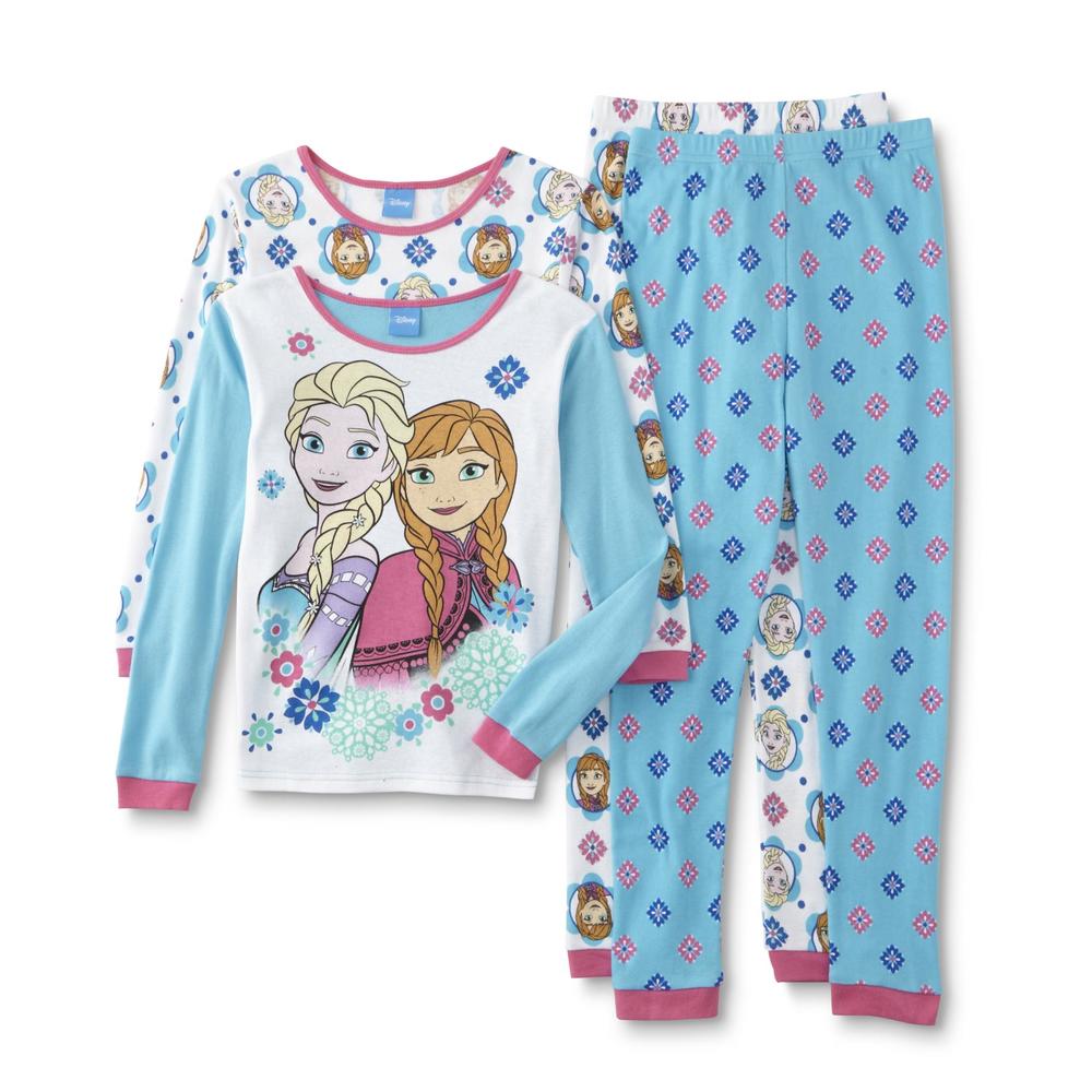 Disney Frozen Girl's 2-Pairs Pajamas