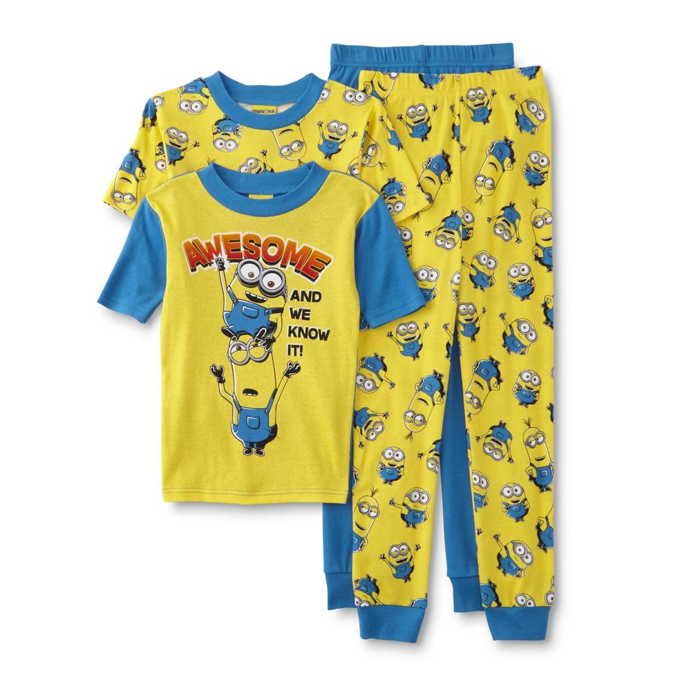 Universal Studios Minions Boy's 2-Pairs Pajamas