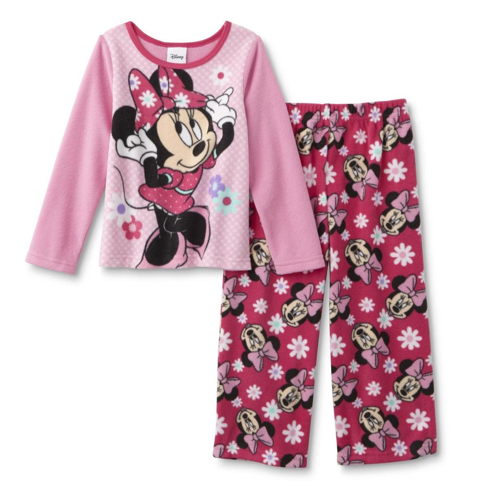 Disney Minnie Mouse Toddler Girl's Pajama Shirt & Pants