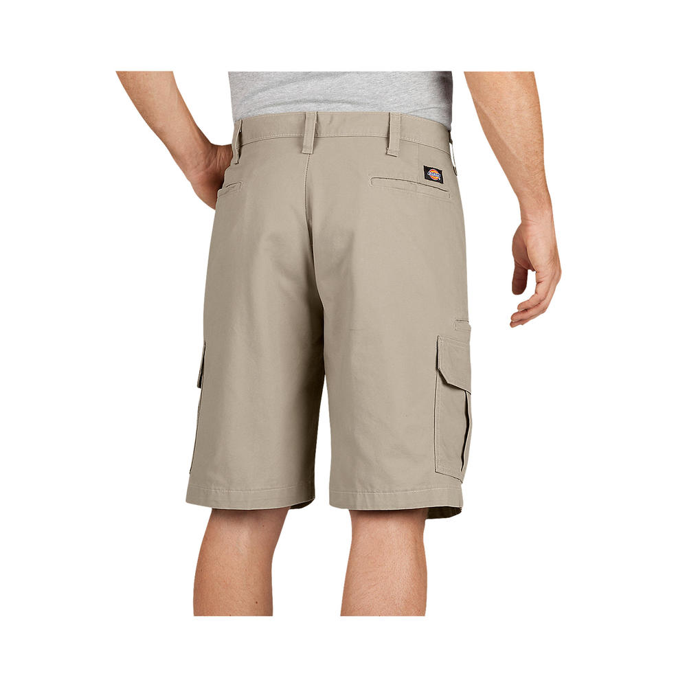 Dickies Men's Oversized Duck Work Shorts (Size W39) cotton beige type brown Vintage Second Hand