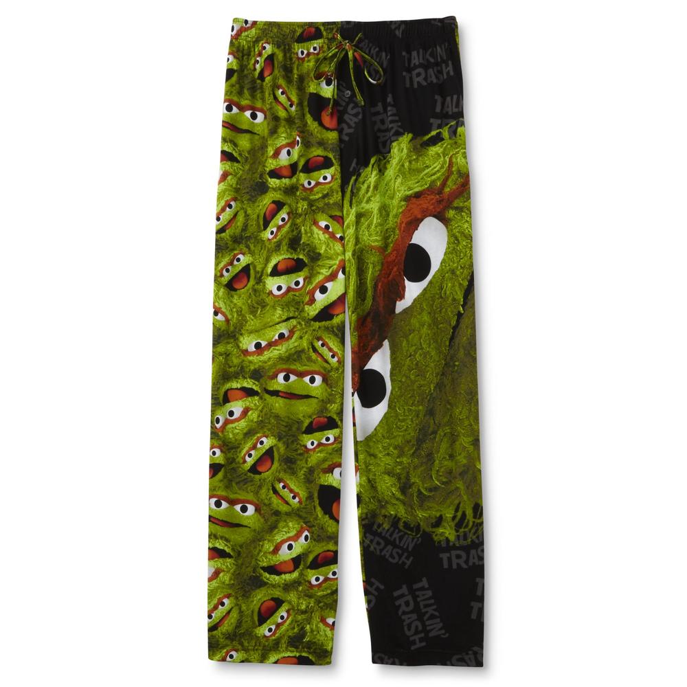 Sesame Street Oscar the Grouch Men's Graphic Pajama Pants