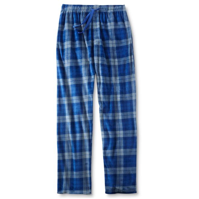 Joe Boxer Men's Fleece Pajama Pants Red/Black Plaid