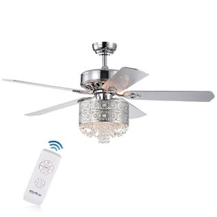 Warehouse Of Tiffany Cfl 8359remo Ch Silver Orchid Lang 52 Inch 5