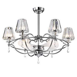 Warehouse Of Tiffany Cfl 8405ch Kamlin 36 Inch 6 Light Lighted