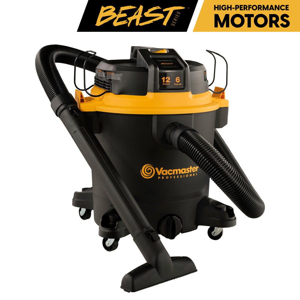 Vacmaster Pro VJH1211PF 0204 Vacmaster 12 Gallon 6 Peak HP Wet/Dry Vac
