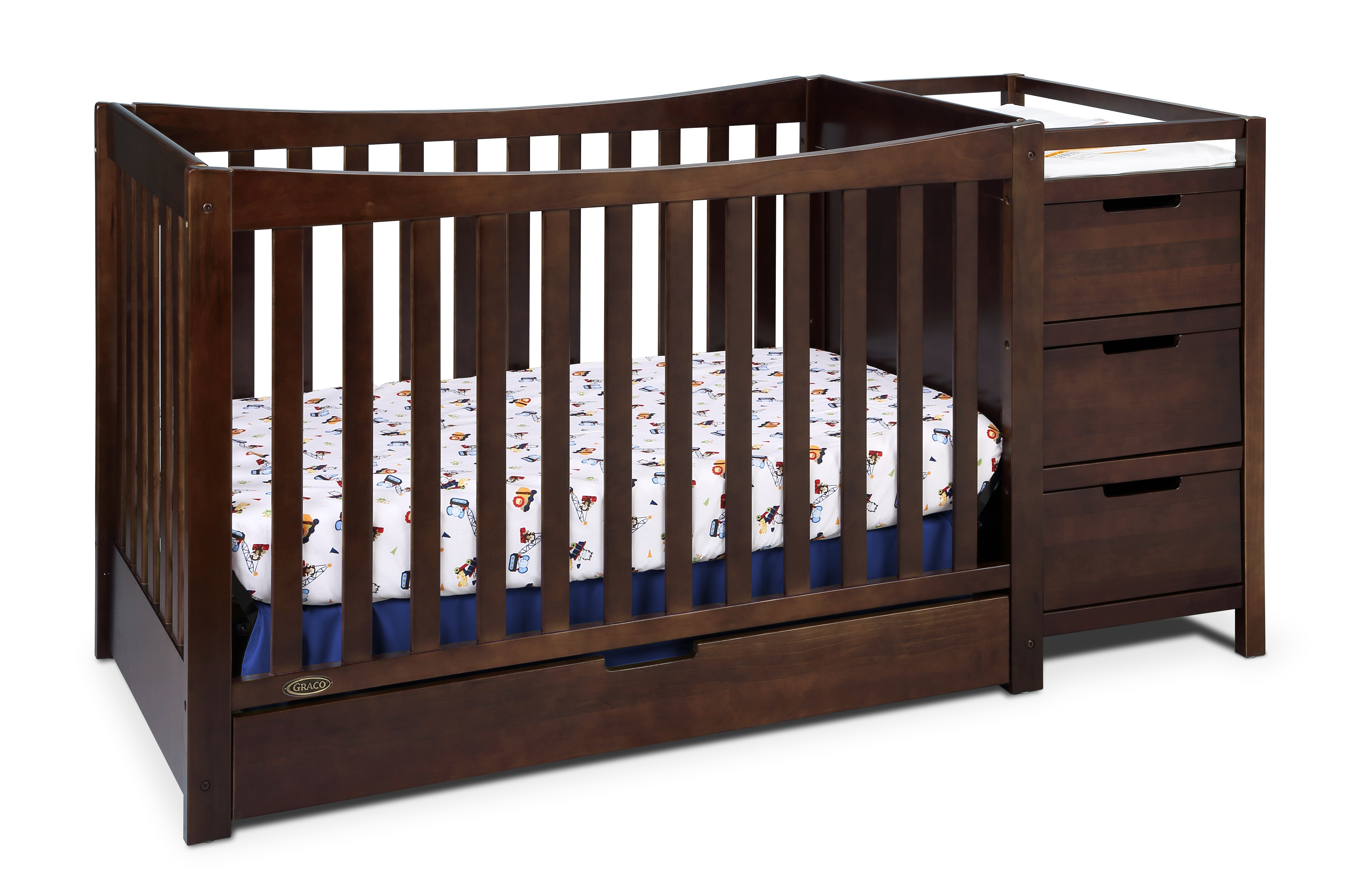 Cribs With Free Shipping Crib Changer Combo Sears