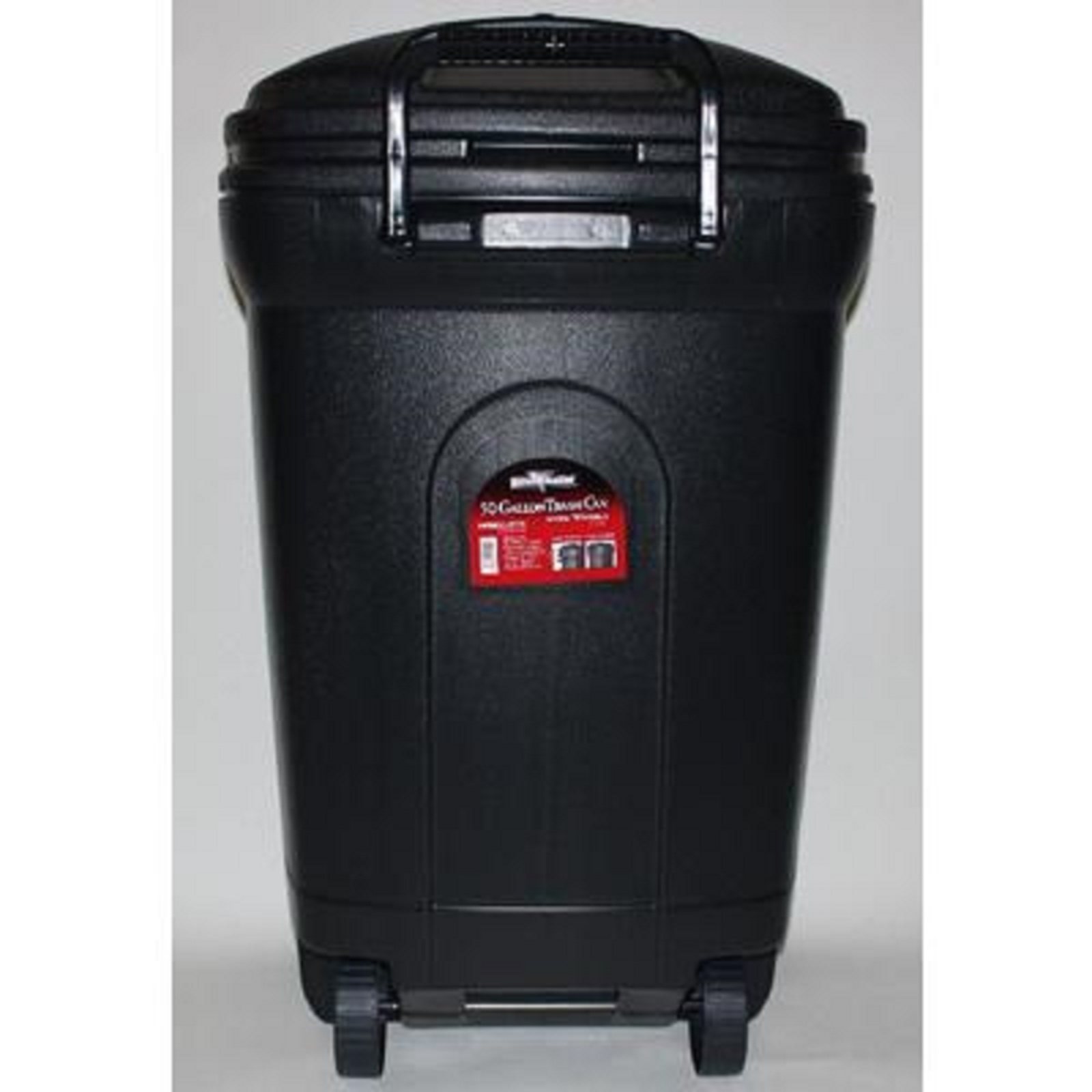 United Solutions 75010204 50 Gallon Trash Can Gray