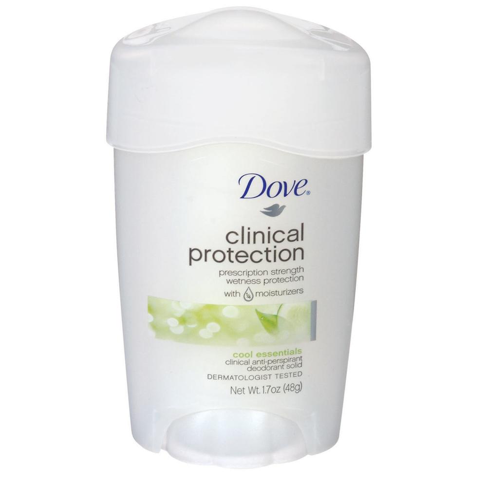 Solid Cool Essentials W/Cucumber & Green Tea Scent Deodorant Clinical Protection 1.7 Oz Box