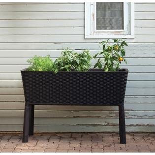 Keter Easy Grow Patio Garden Flower Plant Planter Raised 