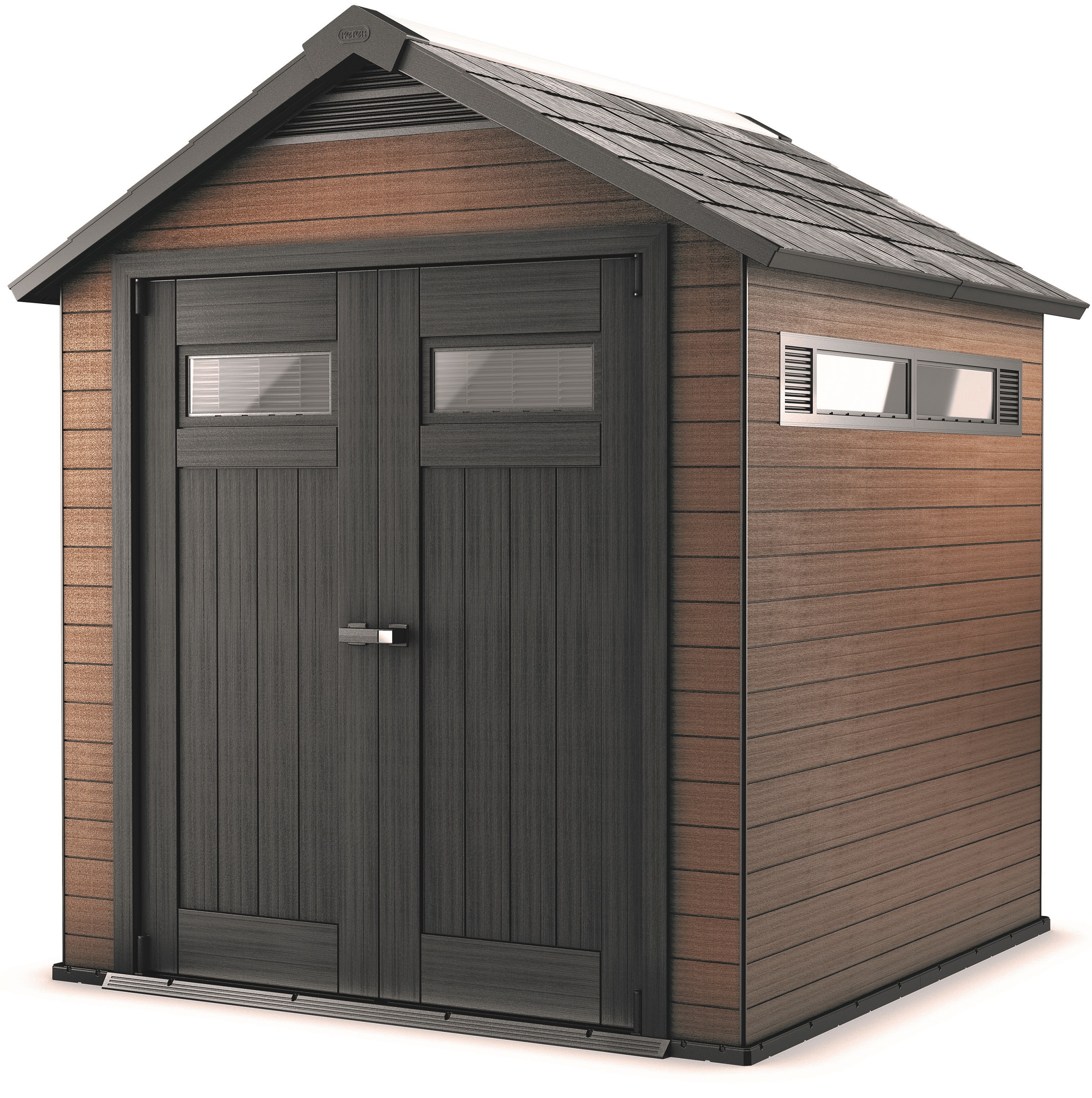 Keter 17199845 7.5' x 7' Wood &amp; Plastic Composite Shed