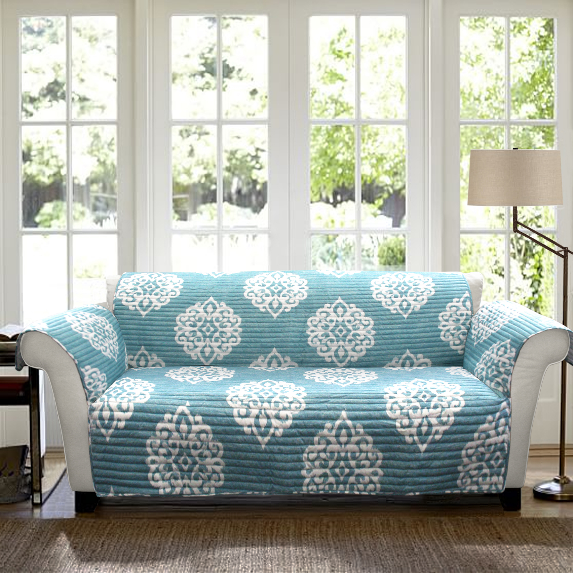 Blue Slipcovers Loveseat Cover Kmart