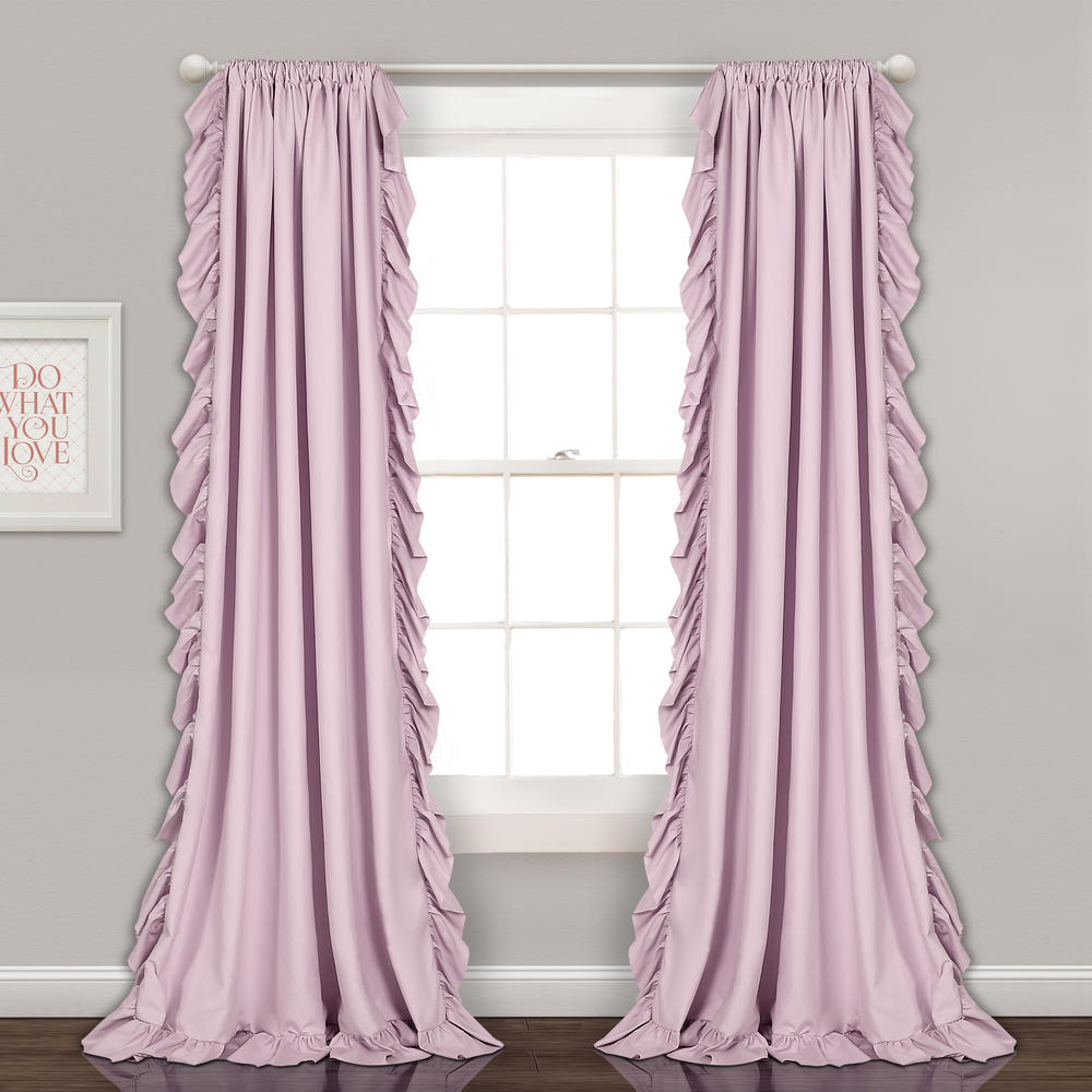Lush Decor Reyna Window Curtain Lilac Set 54x84