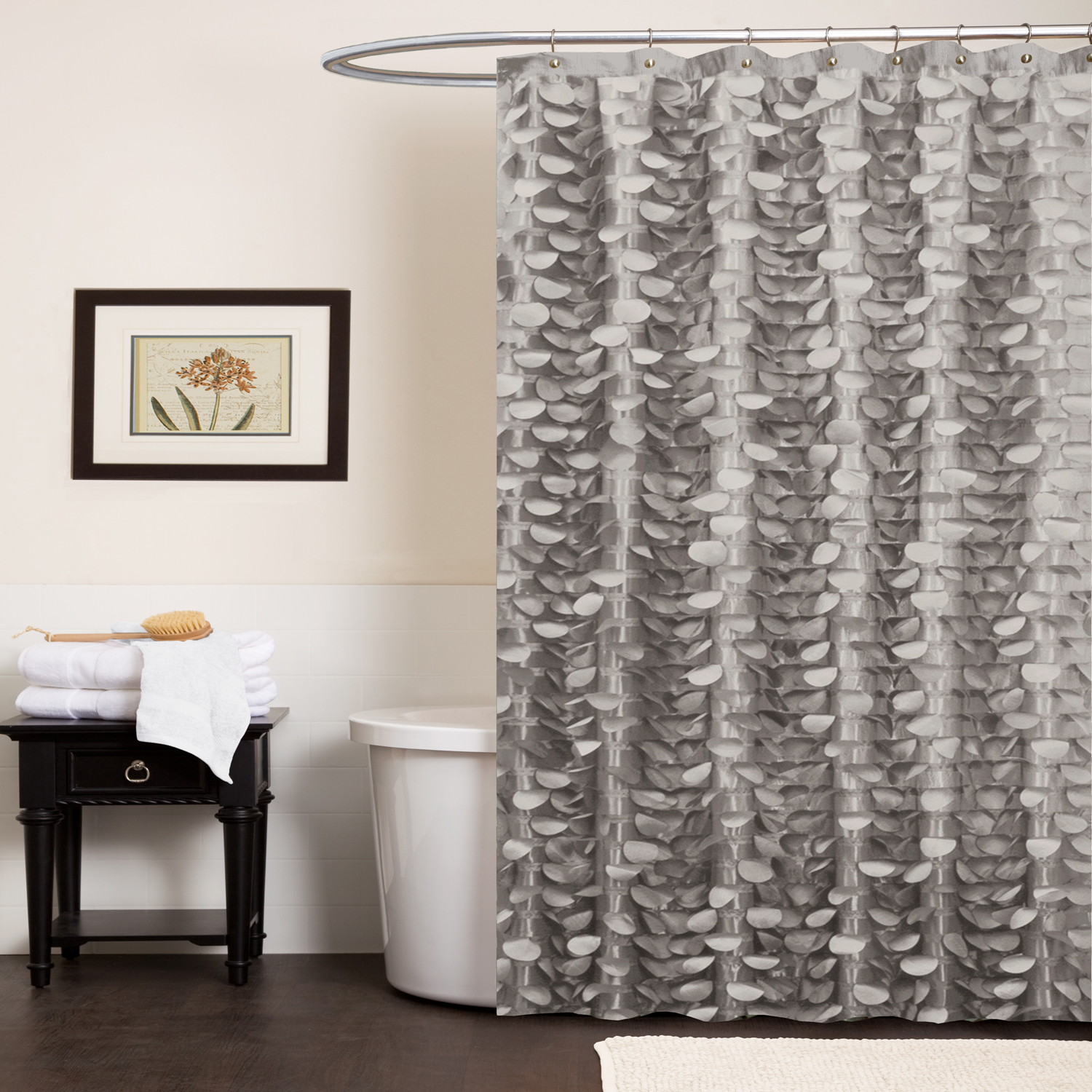 Lush Decor Georgia Shower Curtain
