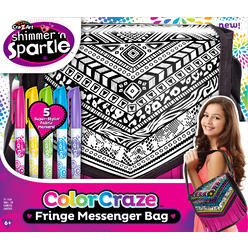 Cra-Z-Art U-Create cra z art shimmer and sparkle color craze fringe messenger bag