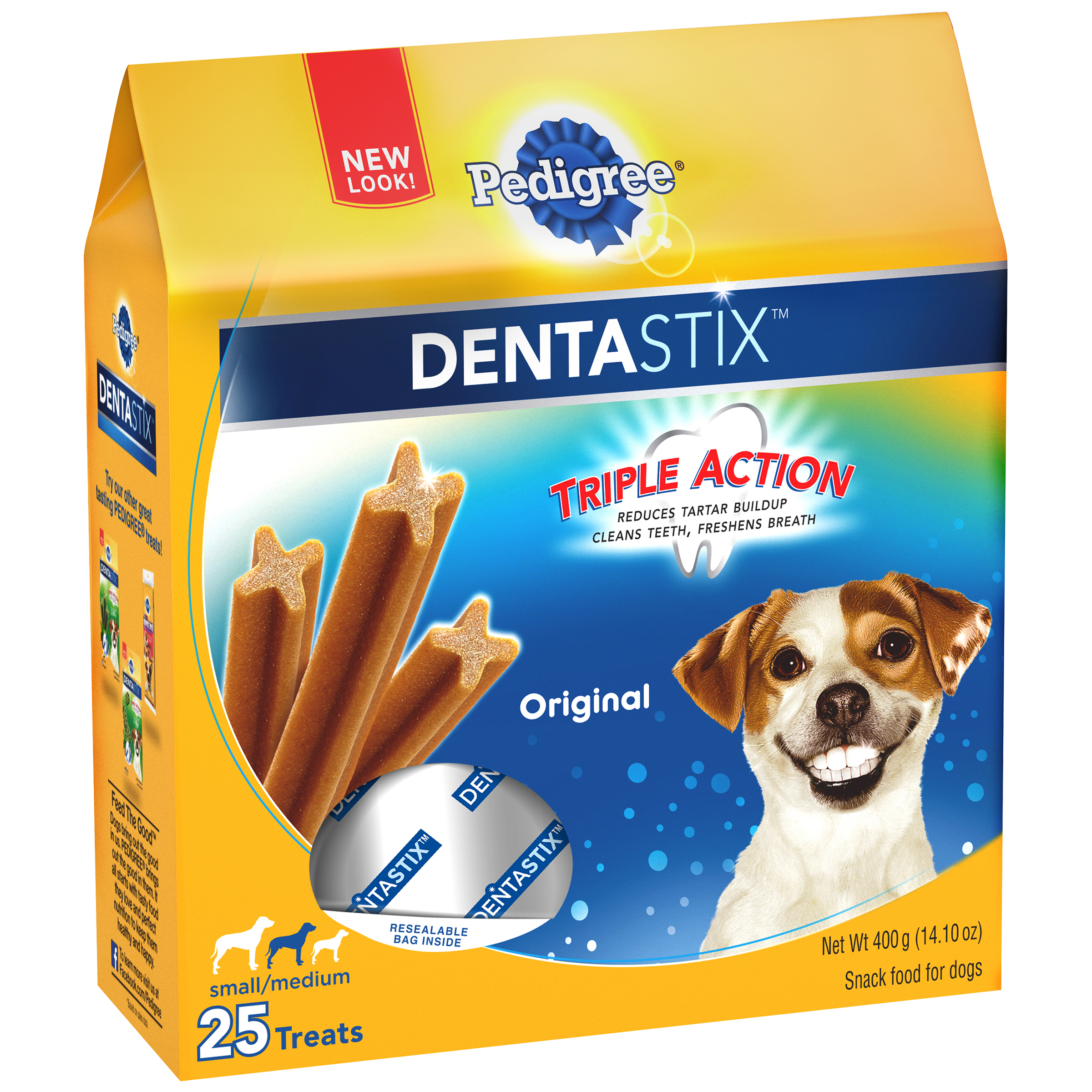 Pedigree Dentastix Small/Medium Daily Oral Care Treats 25-ct. Bag