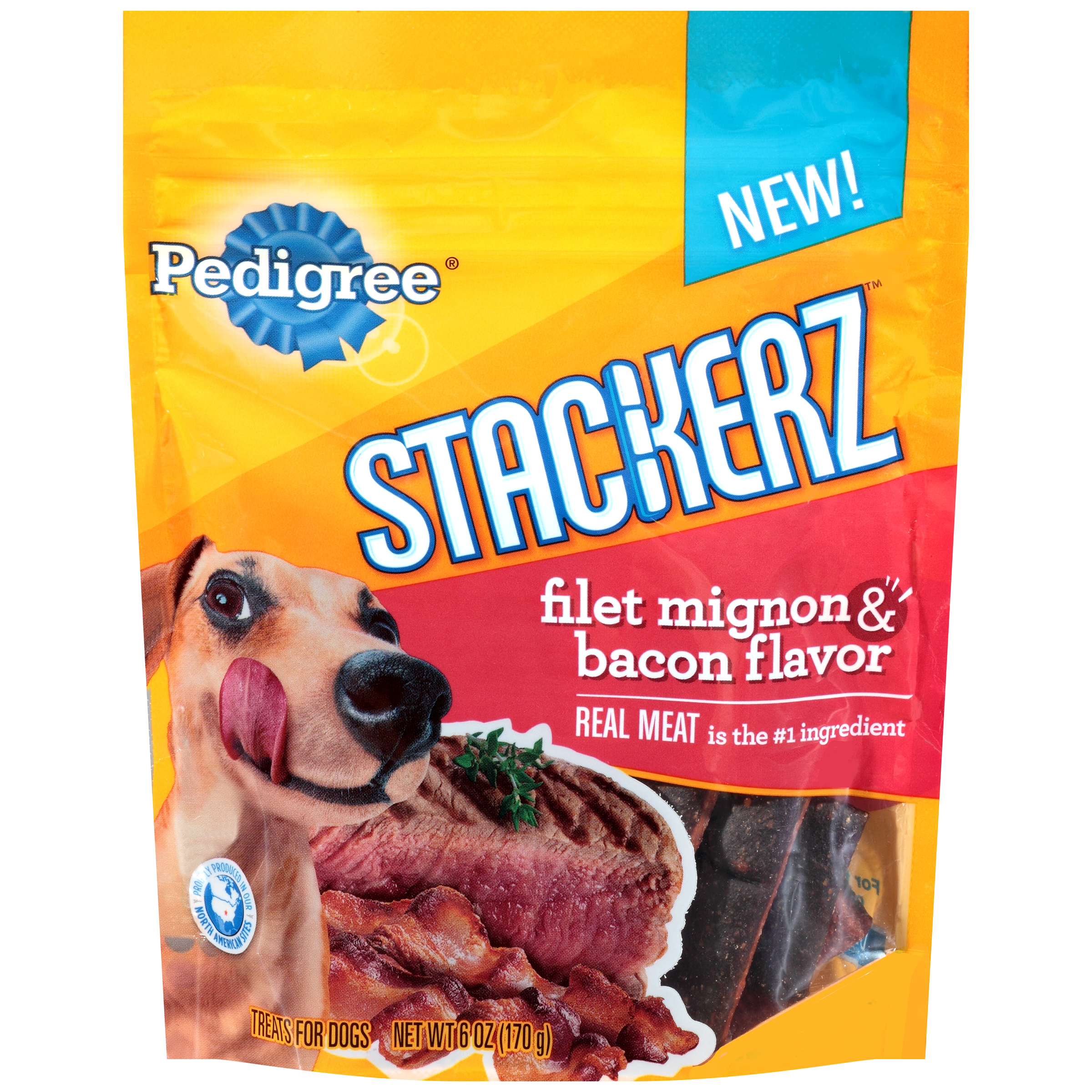 Pedigree Dog Treats, Stackerz Filet Mignon & Bacon Flavor, 6 Oz.