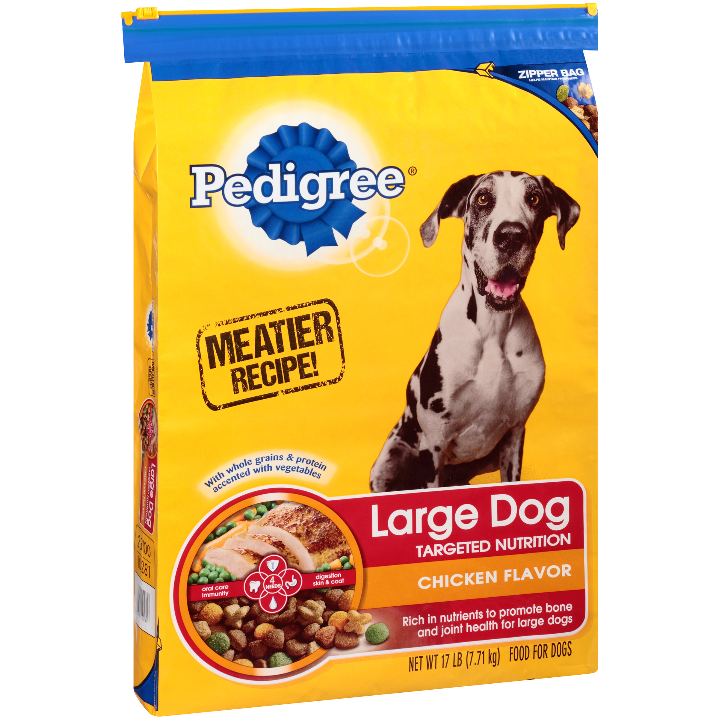 Pedigree Large Breed Dry Dog Food 17.00 lb