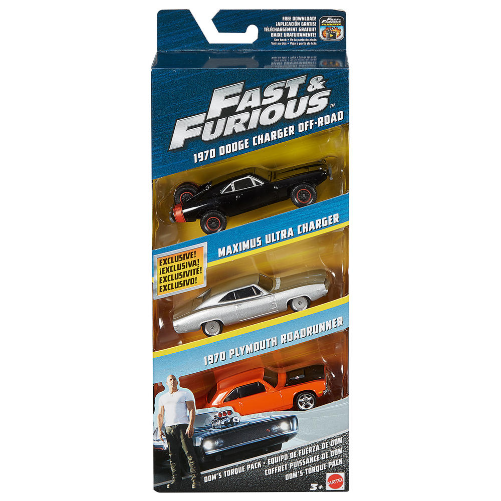 The Fast and the Furious 3-Car Pack - Dom's Torque Pack #1