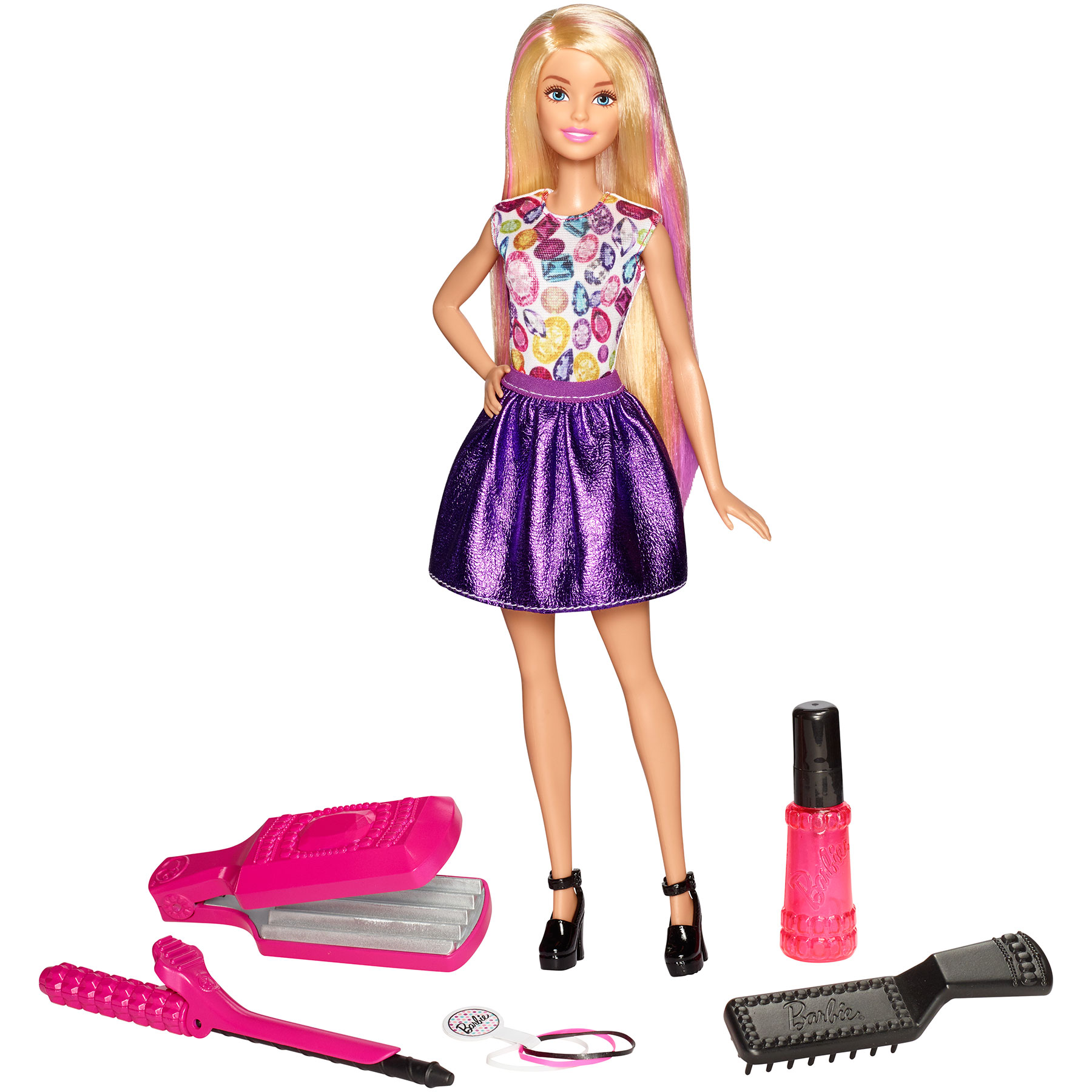 Игра купить куклу. Набор Barbie цветные Локоны, 29 см, dwk49. Куклы Barbie Mattel 2014. Набор Barbie куклы с модной одеждой и аксессуарами ght40. Барби Crimp and Curl.