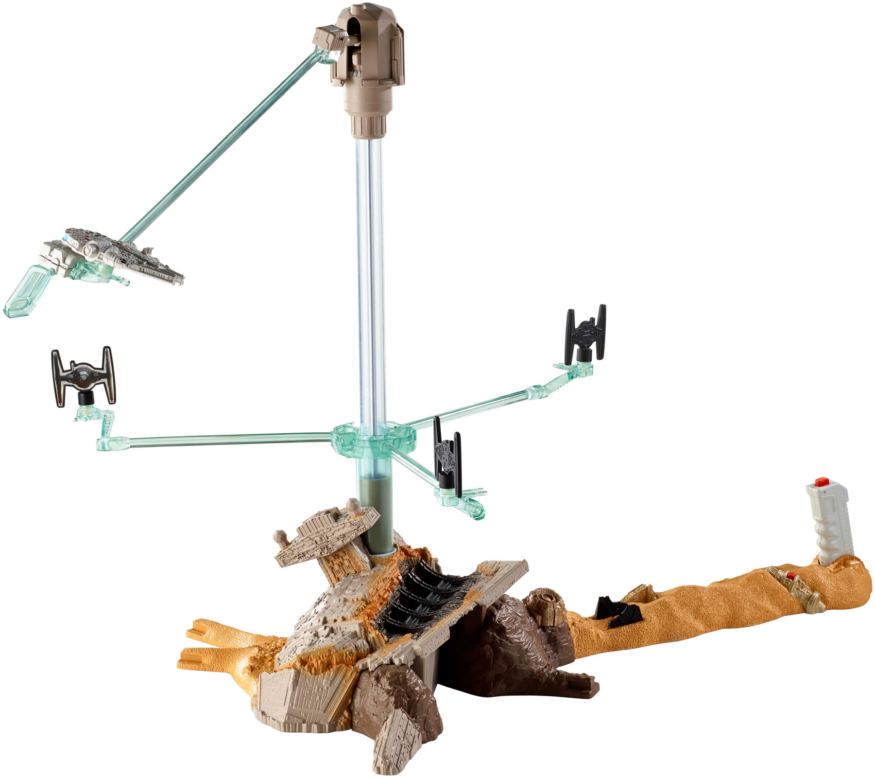 hot wheels star wars millennium falcon playset