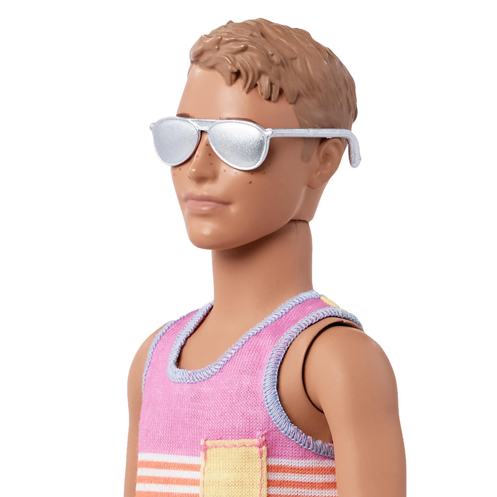 Barbie Ken Doll Hyped on Stripes