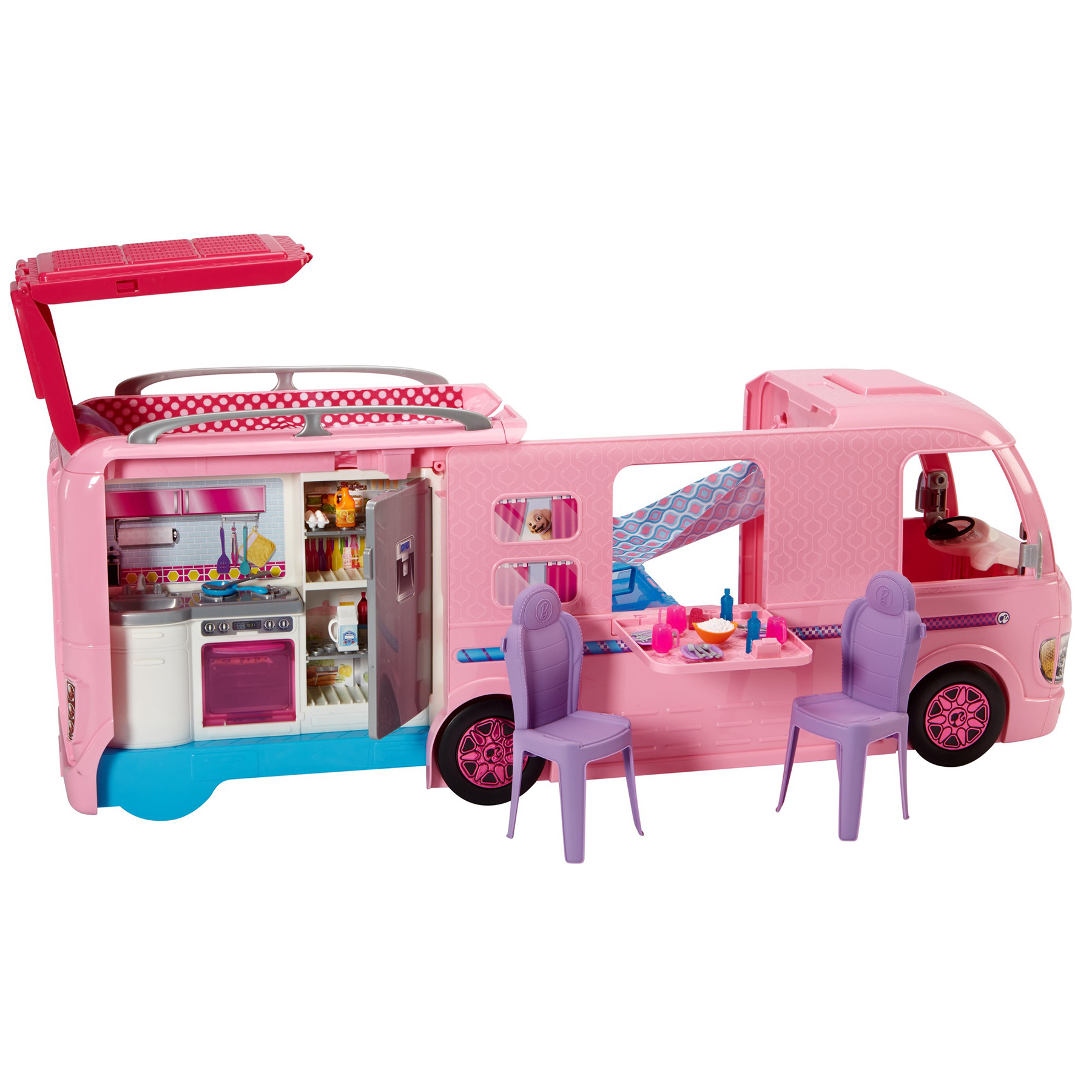 barbie caravan set