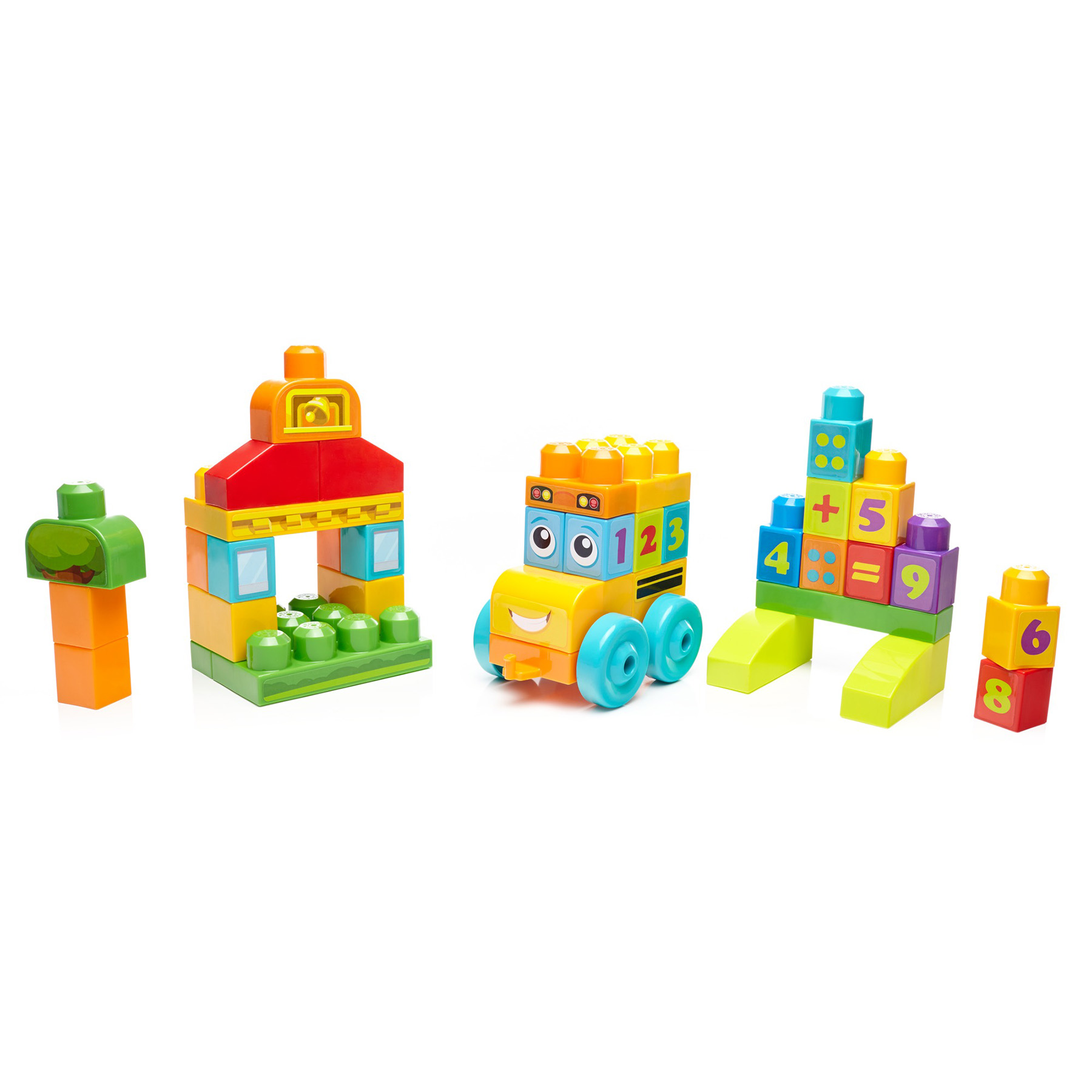 MEGA Bloks Scuolabus FBM80, Set Costruzioni 150 Pezzi, Giocattolo Per Bambini First Builders