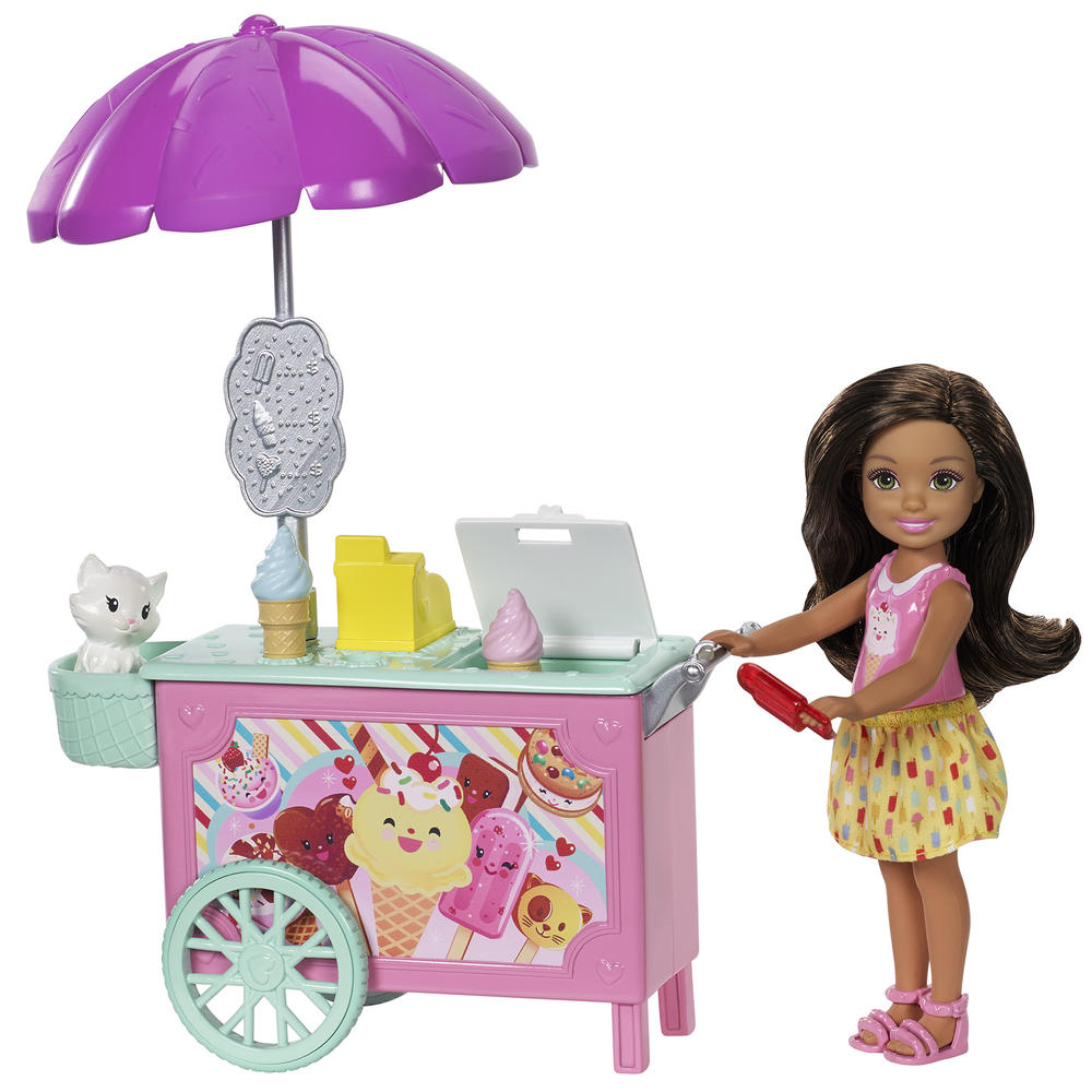 Barbie Chelsea's Ice Cream Cart Pet Accessory
