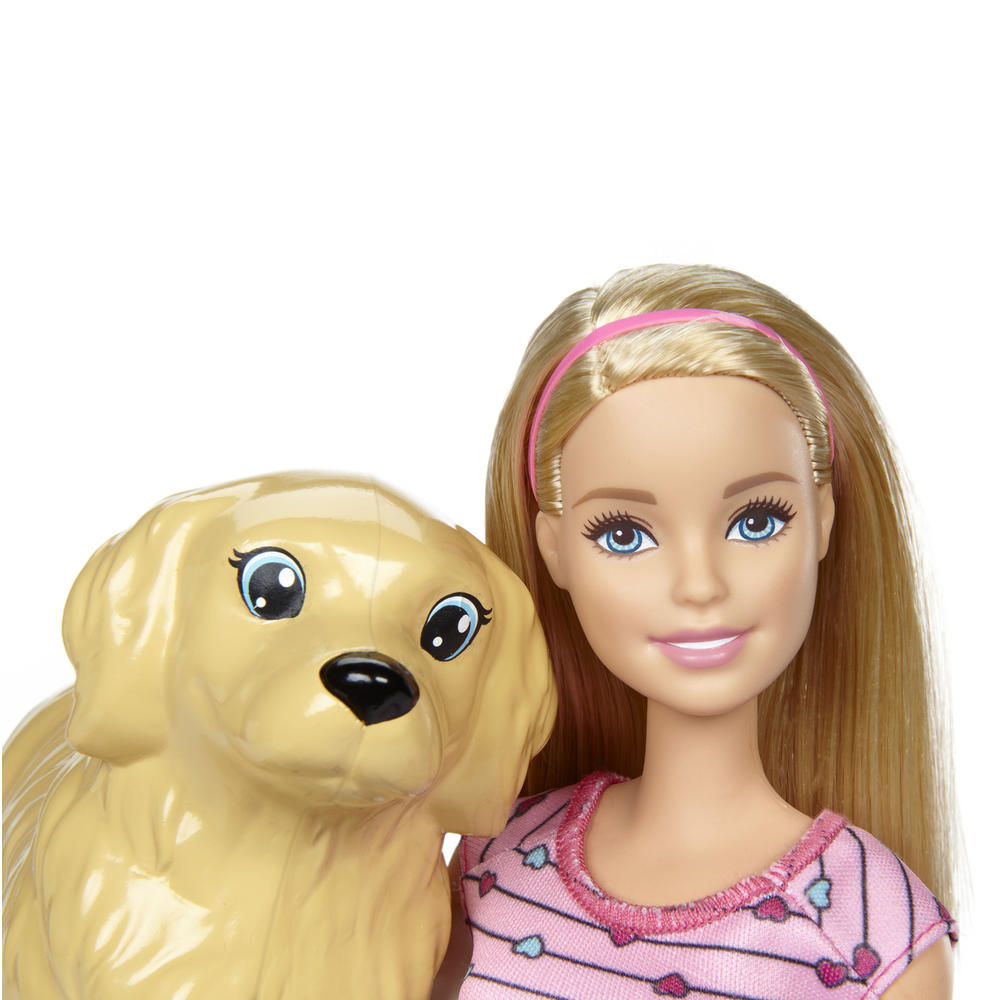 Barbie Newborn Pups Doll & Pets Set