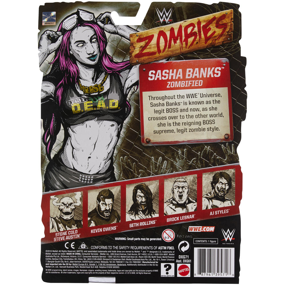 WWE Zombies Action Figure - Sasha Banks
