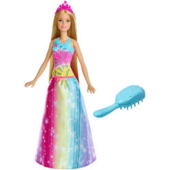 Barbie Dreamtopia Rainbow Cove Brush 'n Sparkle Princess, Blonde