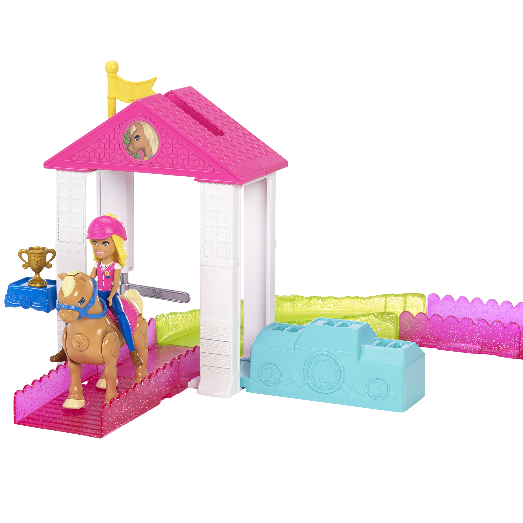 barbie on the go stable