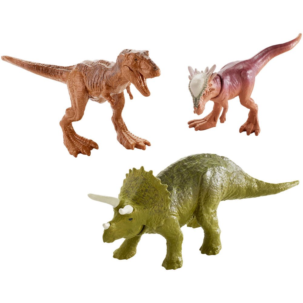 Mattel Jurassic World 3Pack Mini Dinosaur Toys