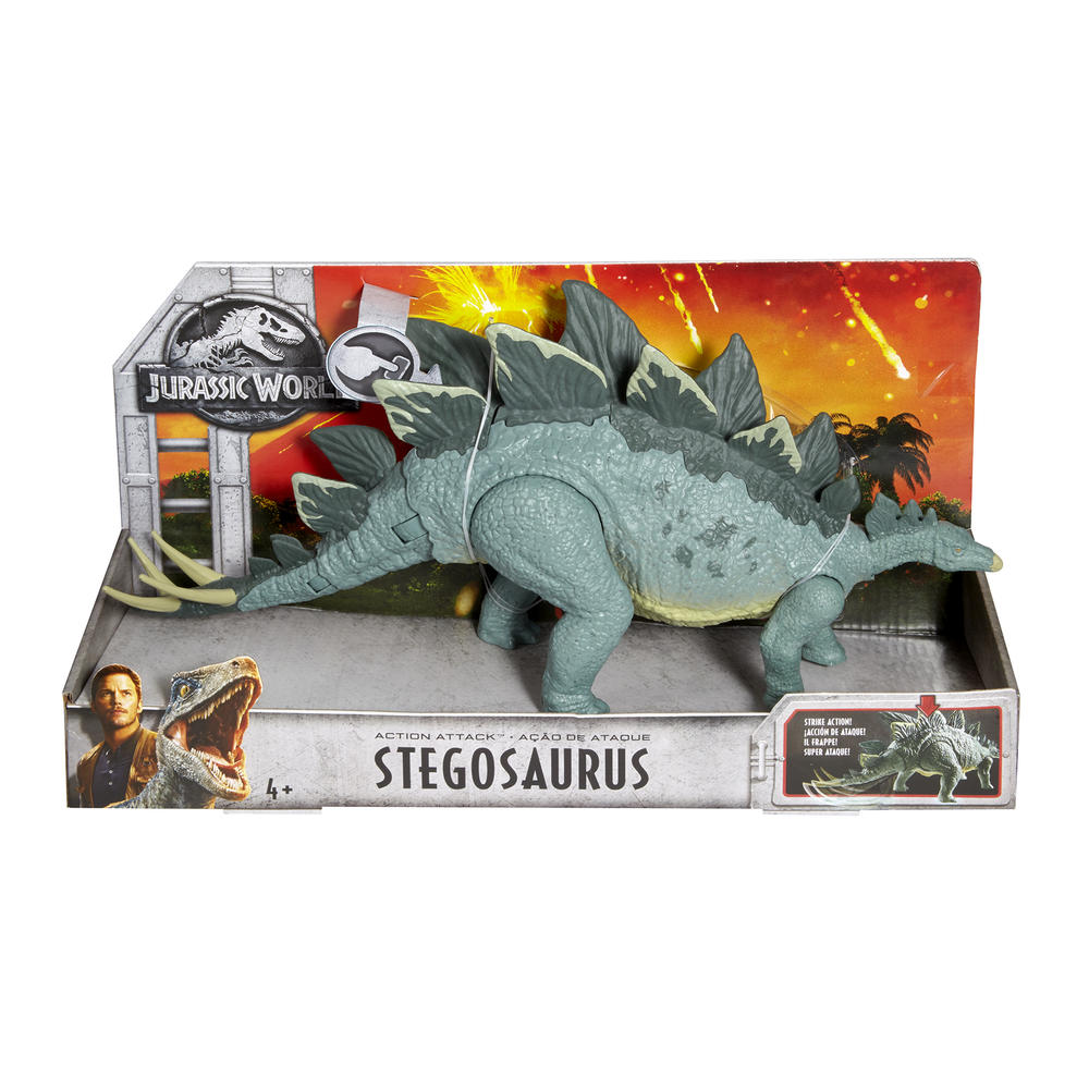 Mattel Jurassic World Action Attack - Stegosaurus