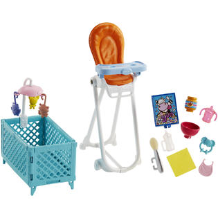 Barbie Skipper Babysitters Inc. Playset and Doll with Blonde Hair