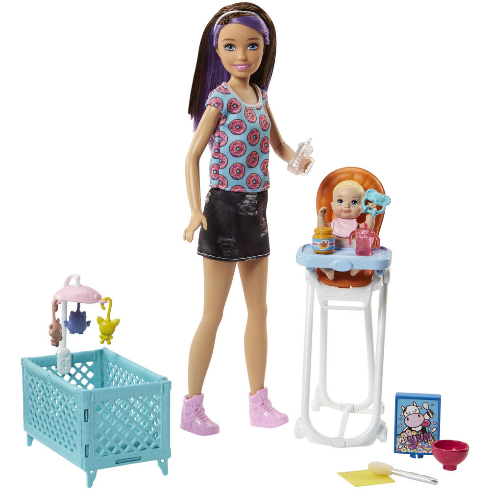 Barbie Skipper™ Babysitters Inc.™ Caucasian Doll and Feeding Playset