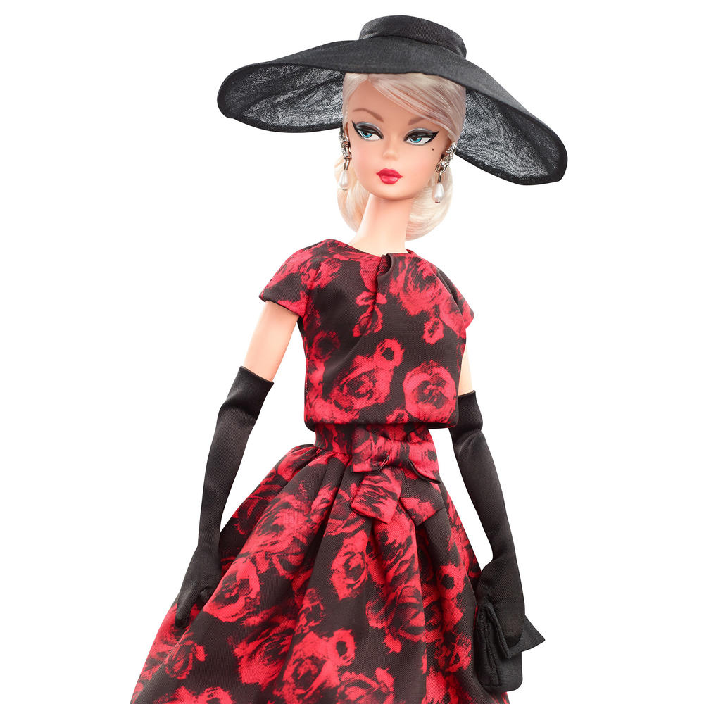 Barbie Elegant Rose Cocktail Dress Collectible Fashion Doll