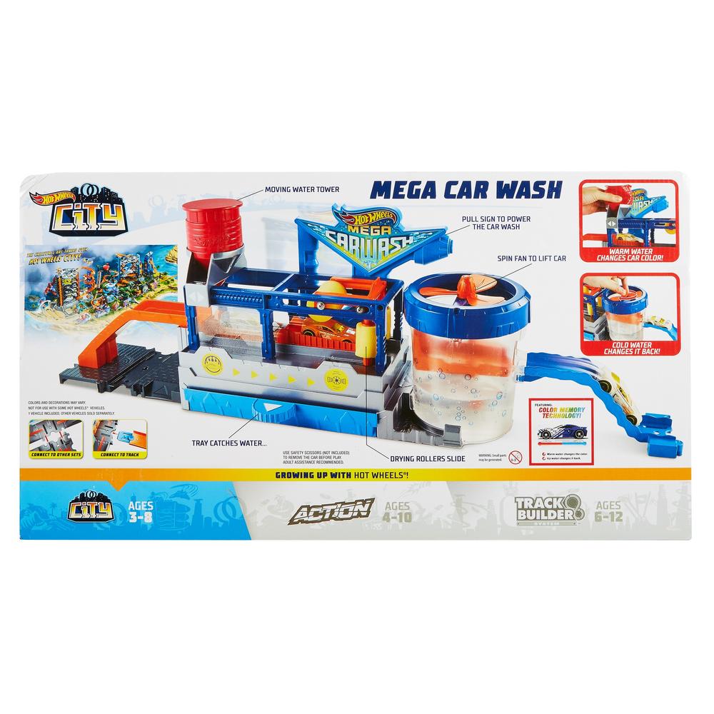 Hot Wheels Mega Car Wash Play Set