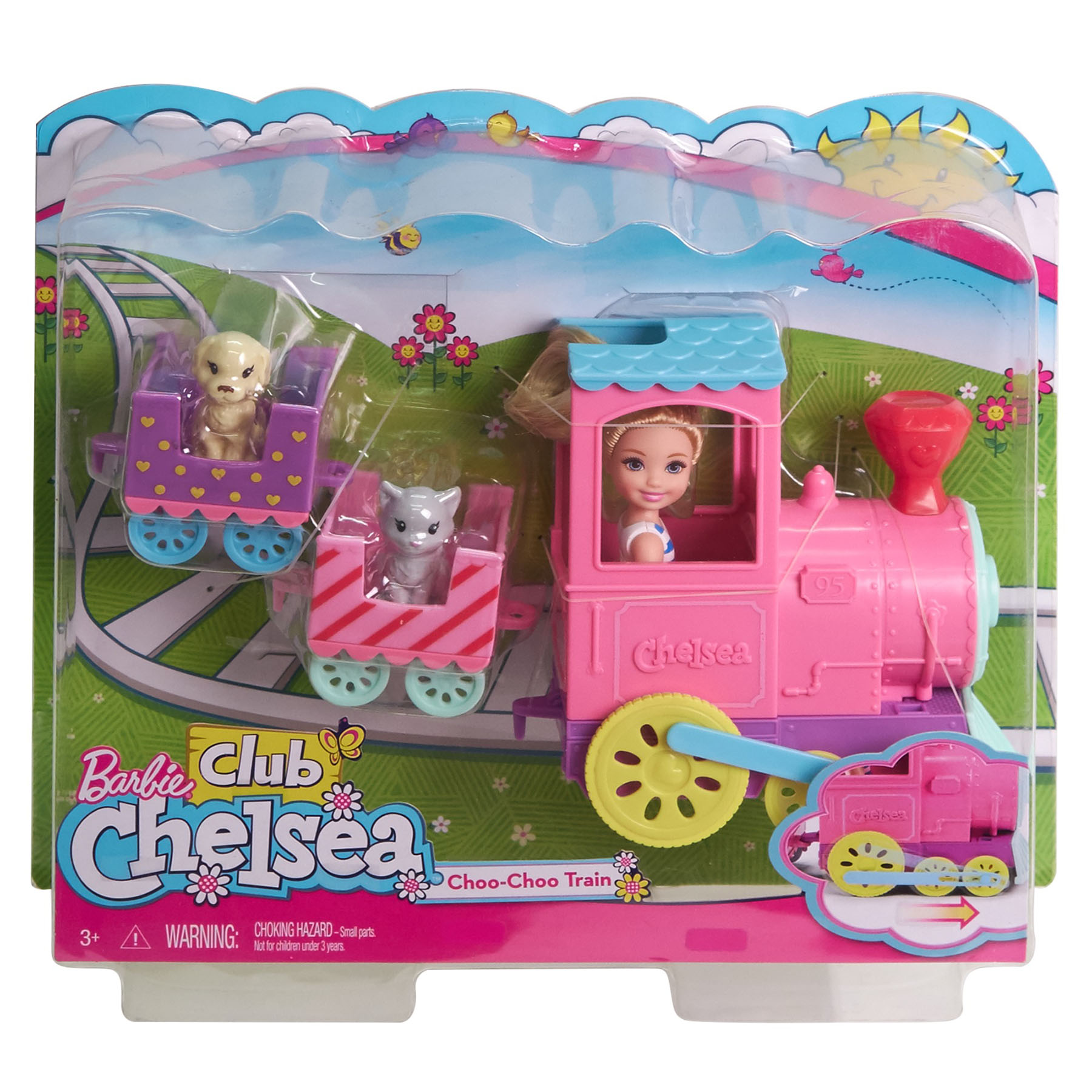 barbie chelsea train set