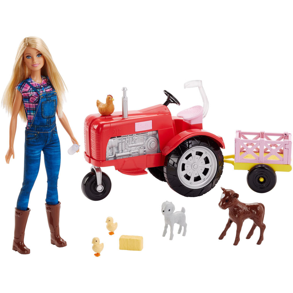 Barbie Farmer and Tractor Play Set
