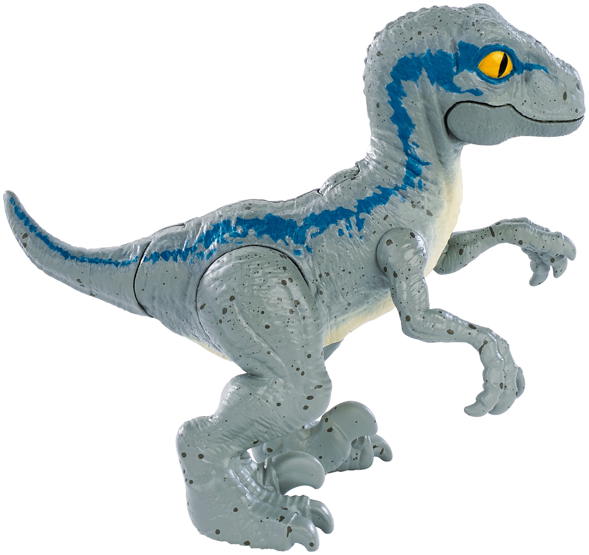 Mattel Jurassic World Hatch N Play Dinos Velociraptor Blue