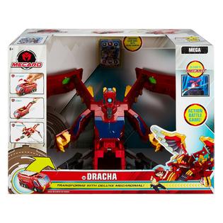 Mattel Deluxe Transforming Mecard Mega Dracha Figure