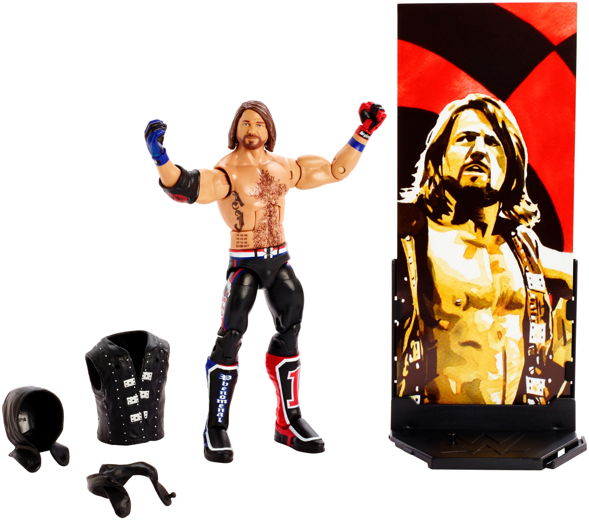 Shelf Wear New in Box Details about  / WWE Top Picks Elite Collection AJ Styles Action Figure
