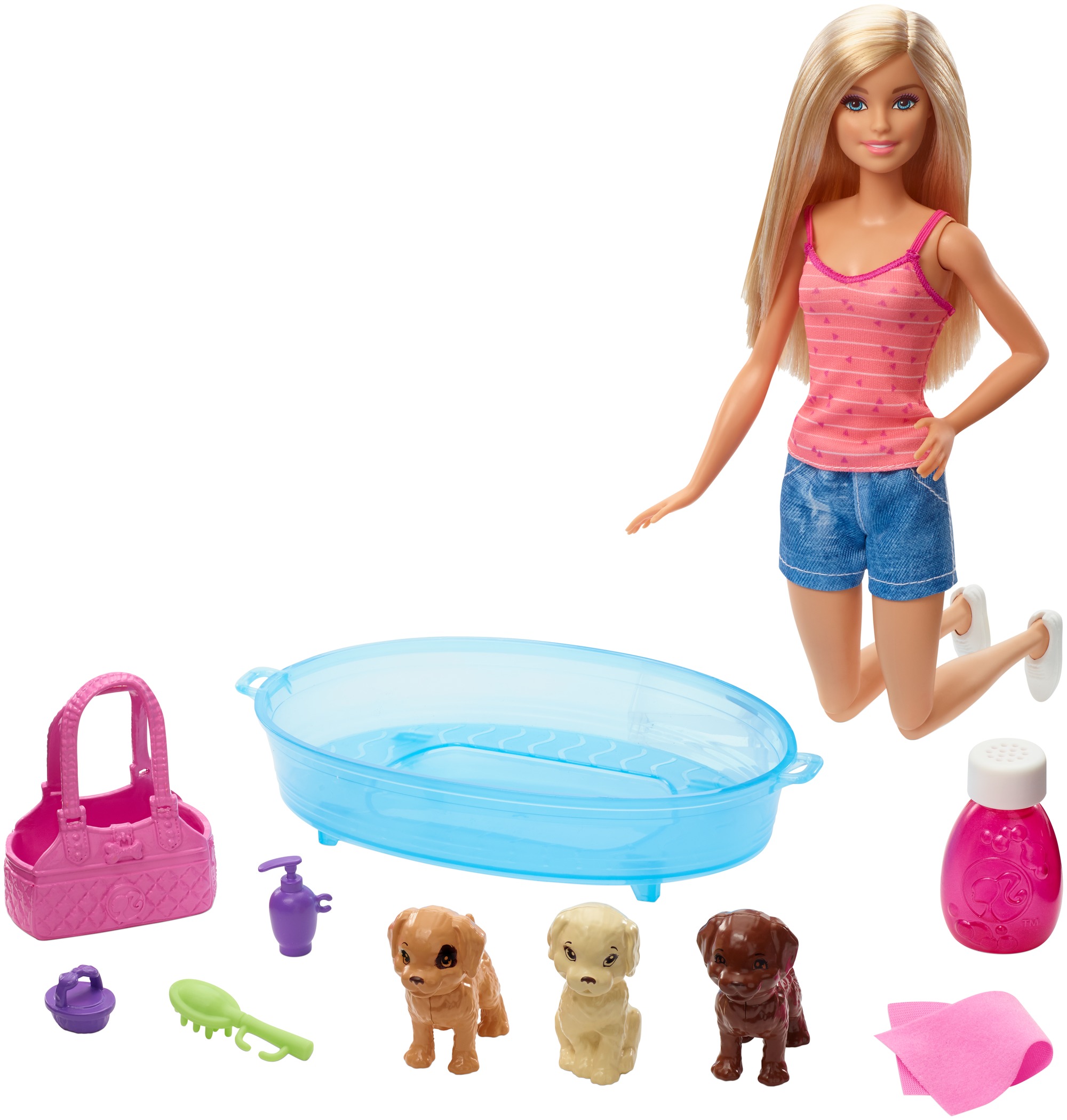 Barbie Puppy Bath Time Playset