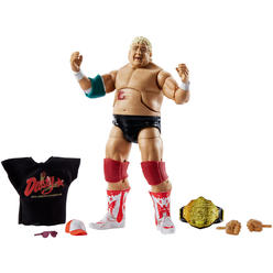 Mattel wwe dusty rhodes elite collection 6-inch action figure with deluxe articulation, truefx facial detailing, iconic ring gear & 