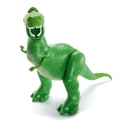 disney pixar toy story 4 true talkers rex figure, 7.8 in / 19.81 cm-tall posable, talking character figure with authentic mov