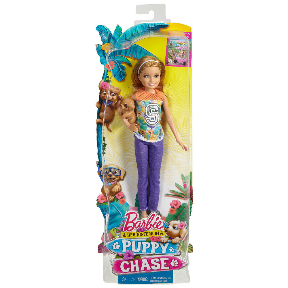 Barbie Sisters Puppy Chase Stacie Doll   Toys & Games   Dolls