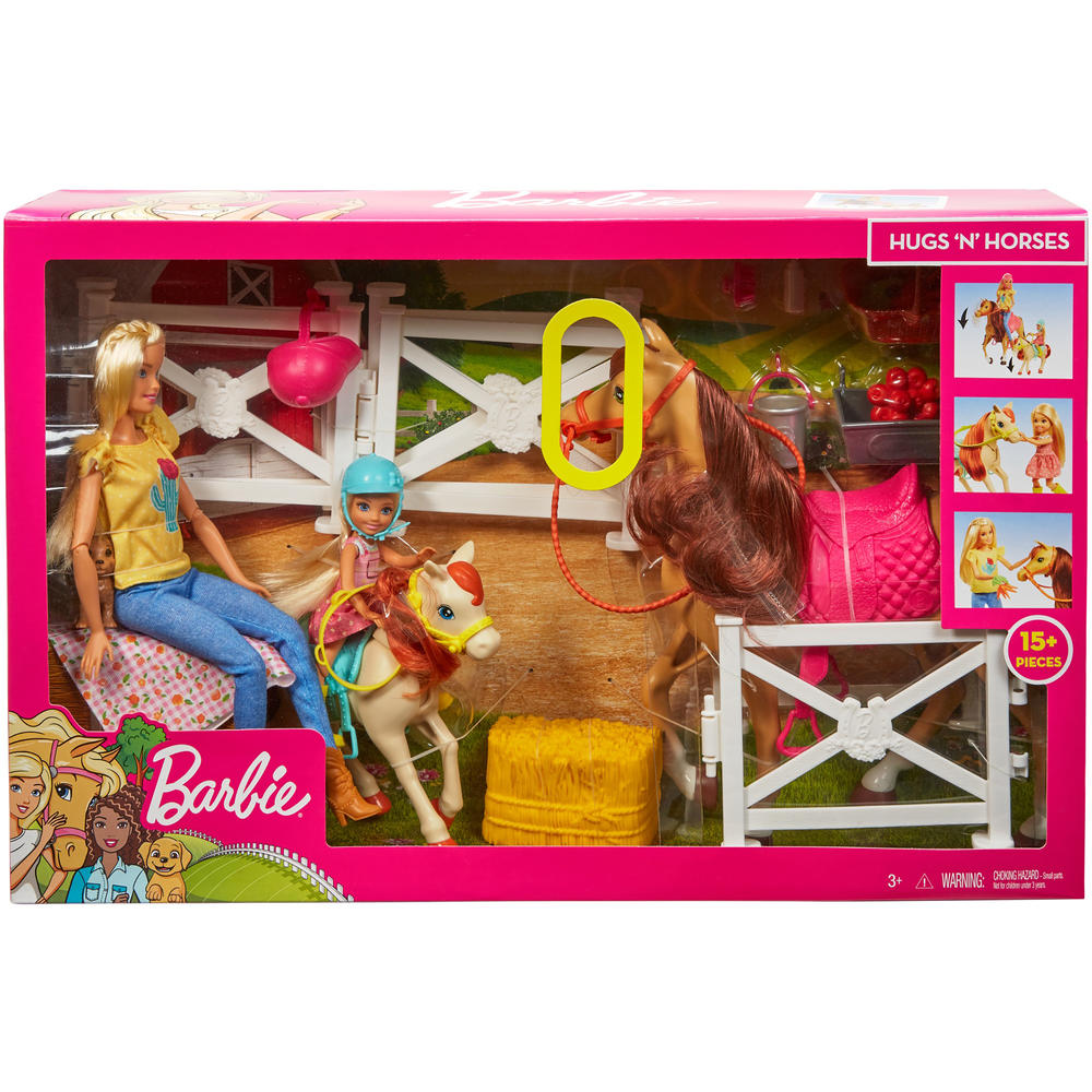 Mattel Barbie Playset with Barbie and Chelsea Dolls
