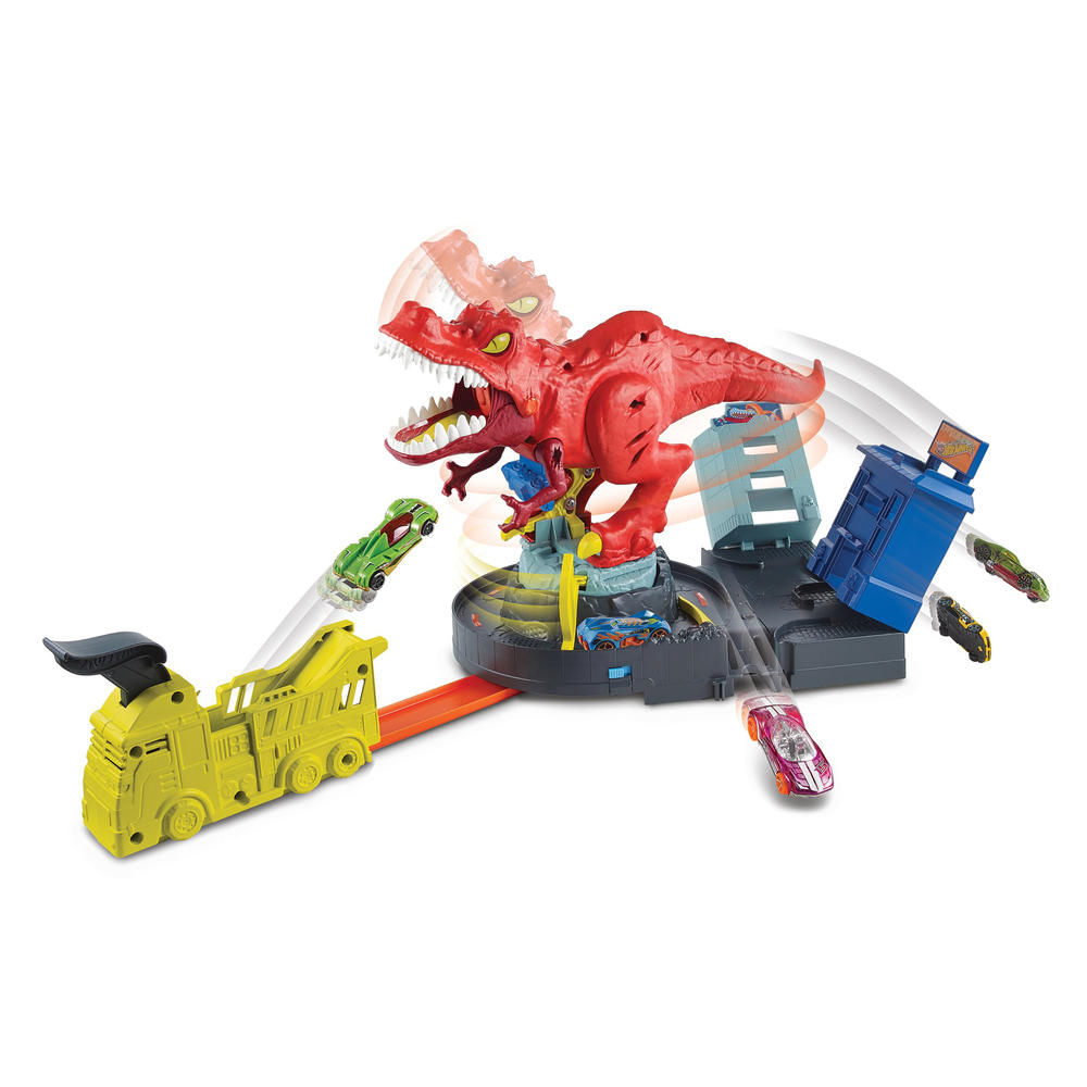 Mattel Hot Wheels® City T-Rex Rampage™ Play Set